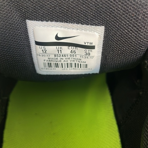 Nike Men’s Air Max Sequent 2 Black Size 12 - Picture 13 of 14